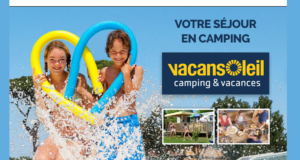 12 chèques campings Vacansoleil de 250 euros