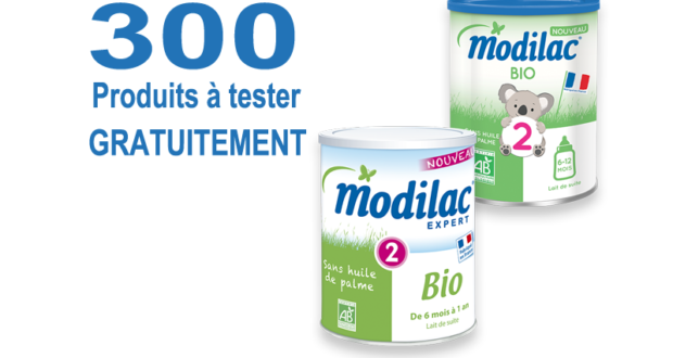 300 testeuses pour les laits infantiles Modilac 2