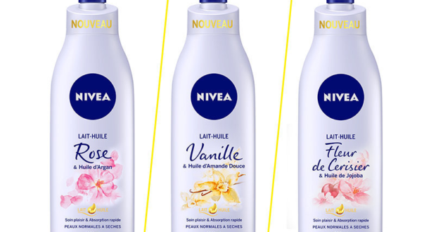 400 soins Nivea Lait-Huile à tester