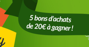 5 bons d'achat Casino de 20 euros