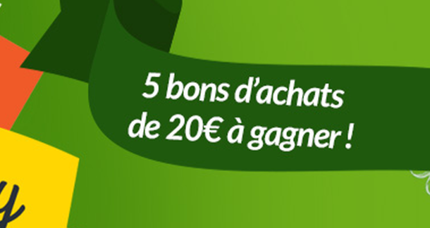 5 bons d'achat Casino de 20 euros