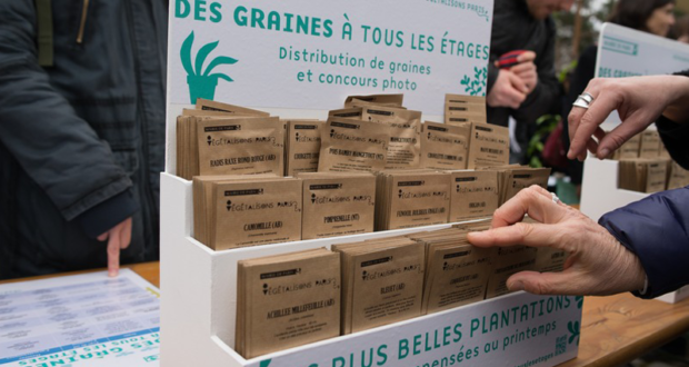 50000 sachets de graines gratuits à Paris