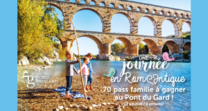 70 pass pour 4 personnes pour visiter le Pont du Gard