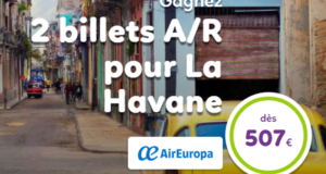 Billets d'avion AR Paris Cuba