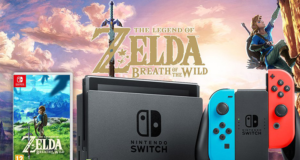 Console Nintendo Switch avec 1 jeu Zelda Breath of the Wild