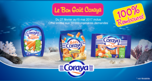 Divers produits Coraya 100% remboursés