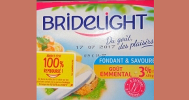 Fromages bridelight 100% remboursés