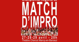 Invitations pour le match d'improvisation de théatre