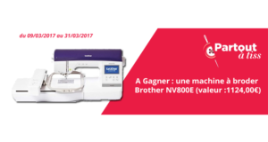 Machine à broder Brother de 1124 euros