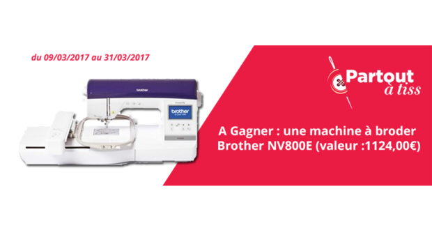 Machine à broder Brother de 1124 euros