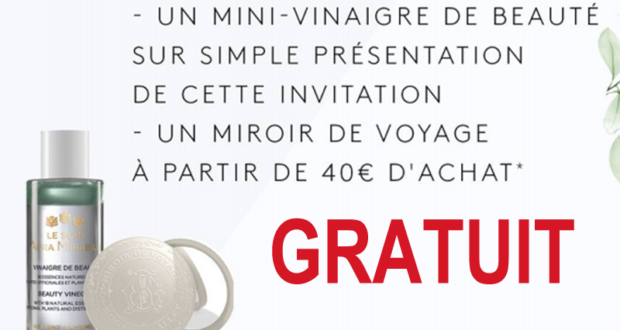 Mini vinaigre de beauté Aura Mirabilis Gratuit