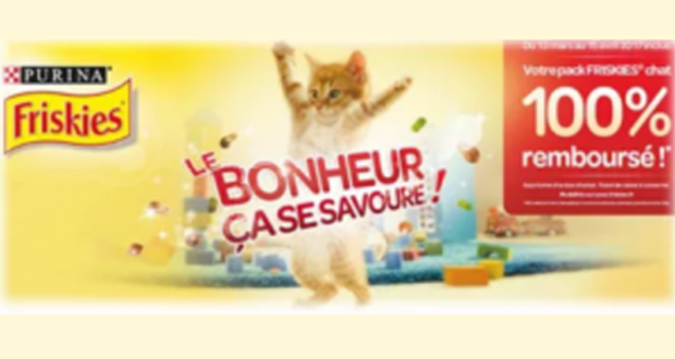 Opération Chat Friskies 100% remboursé