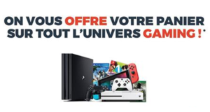 Panier de produits gaming de 500 euros