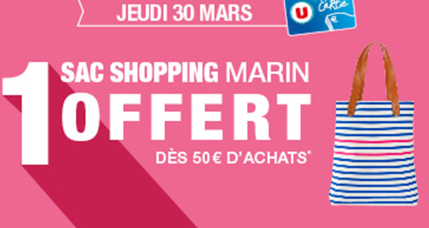 Sac shopping marin offert