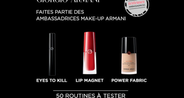 Testez la routine make-up de Giorgio Armani Beauty