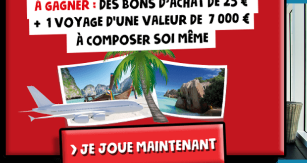 Voyage à composer soi-même (valeur 7000 euros)