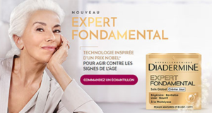 Échantillons gratuits du soin Expert Fondamental de Diadermine