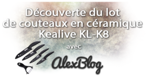 1 lot de couteaux en céramique Kealive