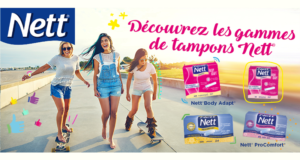 1000 testeuses pour les tampons Nett Body Adapt et ProComfort