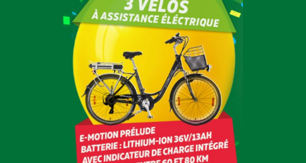 3 vélos à assistance électrique