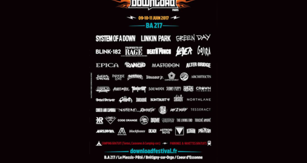 4 pass 3 jours pour le festival Download Festival