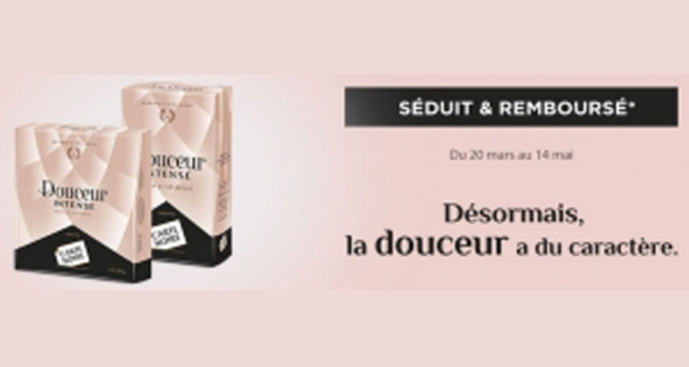 Carte Noire Douceur Intense 100% remboursé