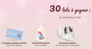 Chèques cadeau Petit Bateau de 50 euros