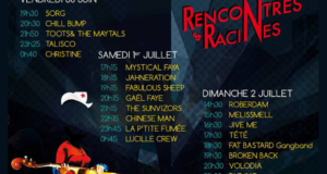 Des Invitations pour le Festival Rencontres et Racines