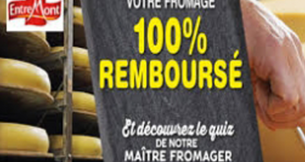 Emmental entremont 100% remboursé