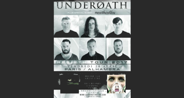 Invitations pour le concert d'Underoath