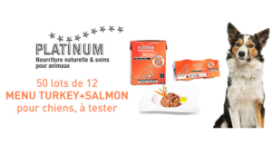 Test produit MENU Turkey + Salmon PLATINUM
