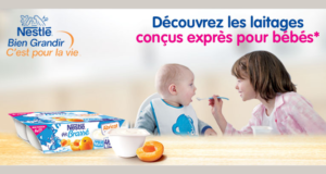 Testez Les laitages spécial bébé de NESTLÉ