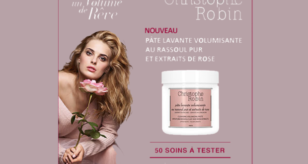 Testez la Pâte Lavante Volumisante de Christophe Robin