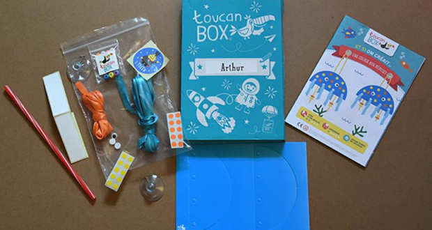 ToucanBox gratuit Kit créatif pour enfants offert