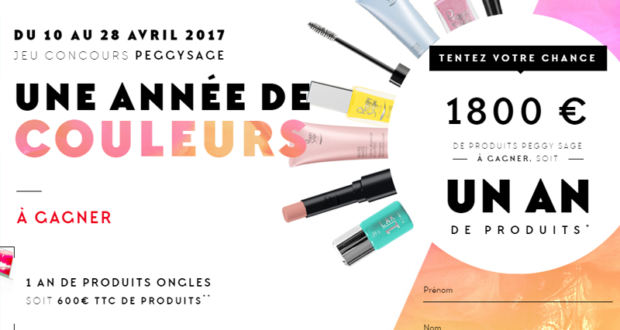 Un an de produits pour les ongles Peggy Sage