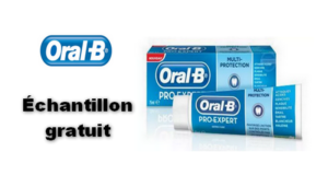 Échantillons gratuits de dentifrice Oral-B