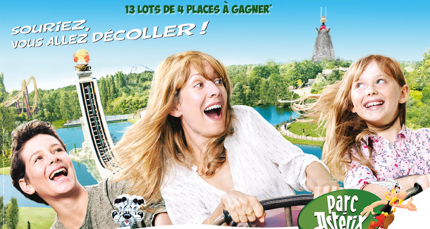 13 lots de 4 entrées pour le parc Astérix