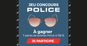 7 paires de solaires Police