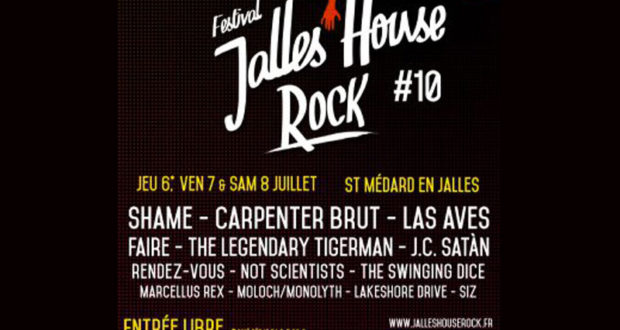 Des pass VIP pour le festival Jalles House Rock