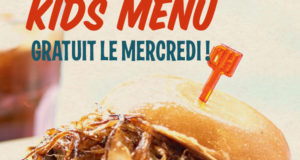 Menu enfant GRATUIT au HD Diner