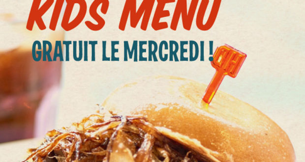 Menu enfant GRATUIT au HD Diner