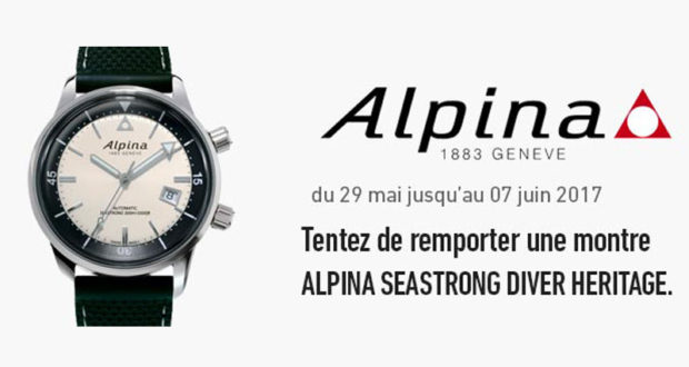 Montre Alpina de 1550 euros