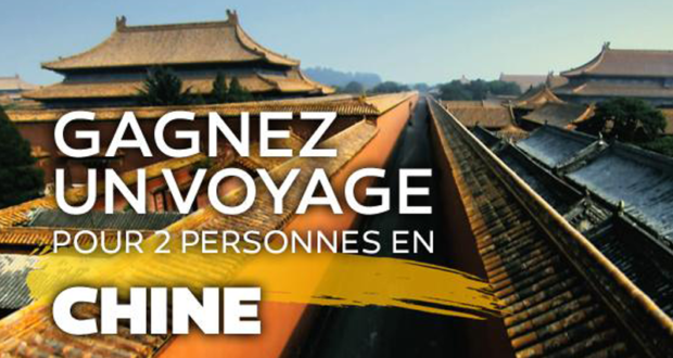 Voyage en Chine pour 2 personnes