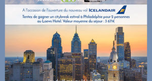 Voyage pour 2 personnes à Philadelphie aux Etats-Unis