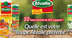 10 bons d’achat Alvalle de 20 euros