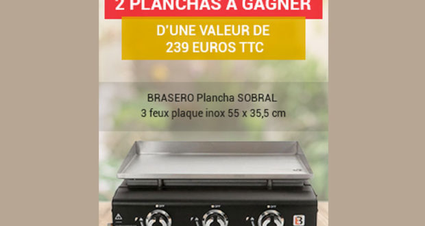 2 planchas à gaz Sobral