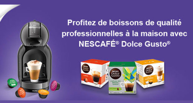 300 Machines à café Nescafé Dolce Gusto Mini Me Offertes