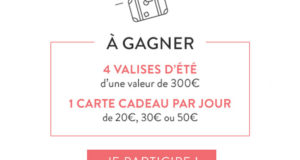 4 valises contenant votre liste de produits choisis