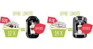 Machine Tassimo Offerte pour l’achat de dosettes