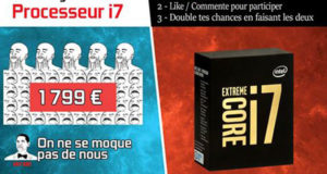 Processeur Intel Core i7 de 1799 euros